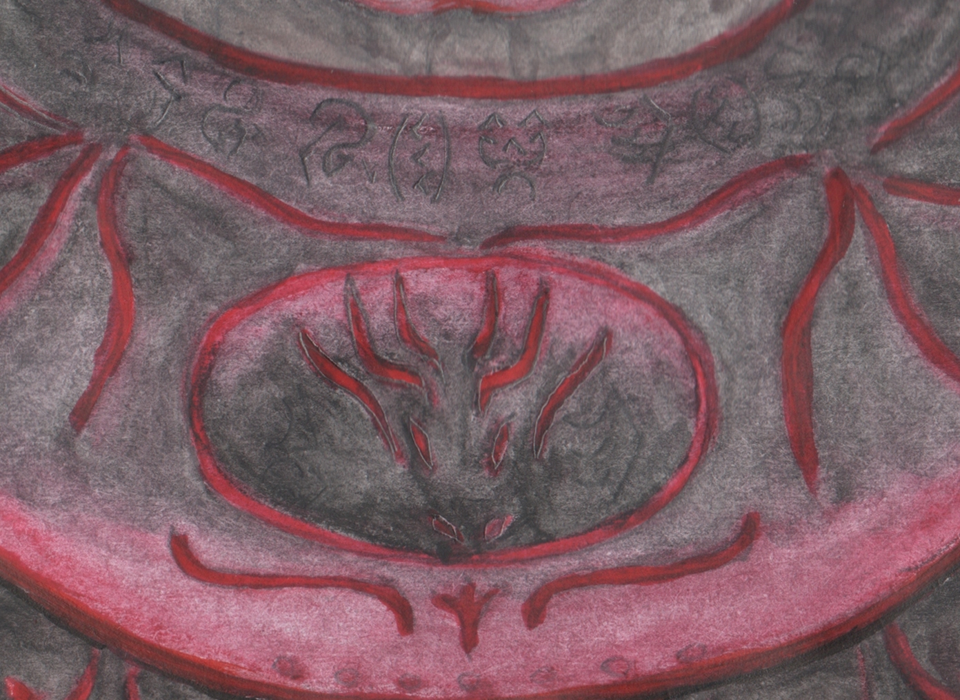 Detail of Jon's armor breastplate
