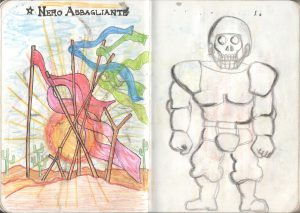 Nero Abbagliante - Skull Football