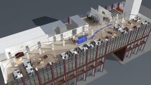 Project by architect Luigi Tafuri lead Professional Temporary Association (ATP) for the renovation of a building in via Porlezza, city center of Milan