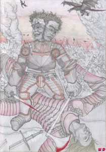 Two heads Tyrion Battle of the Blood Hills
