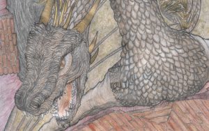 Viserion's lair under the Great Pyramid of Meereen by Winter Design