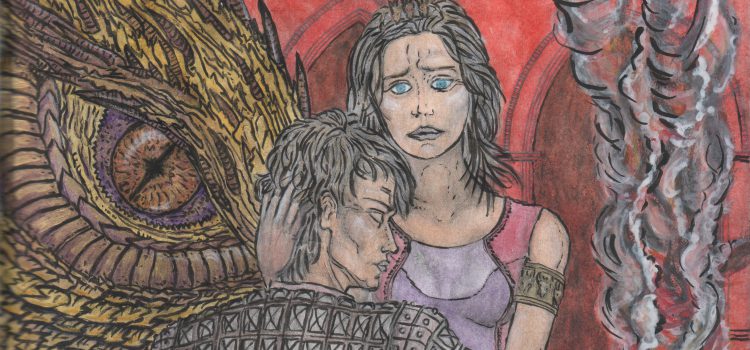 Prince Baelon, Queen Alysanne and the dragon Vhagar