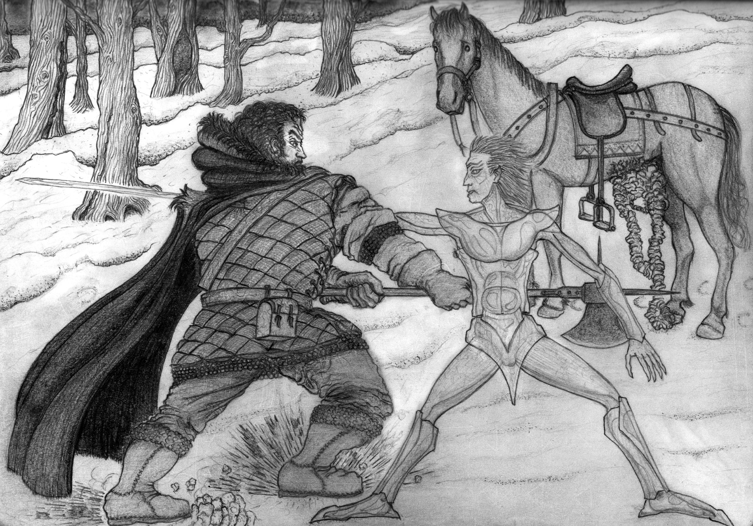 White Walker fights Small Paul - Samwell I ASOS